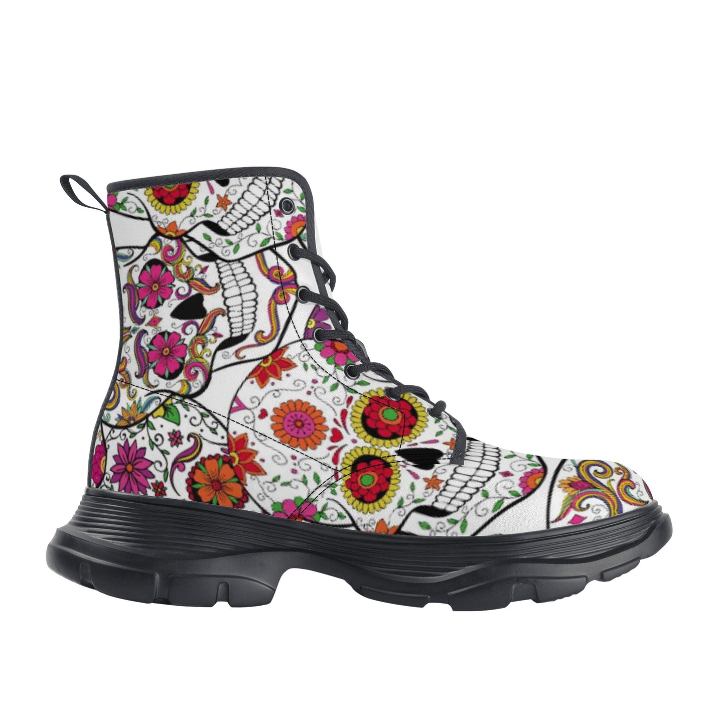 Men's Leather Chunky Boots