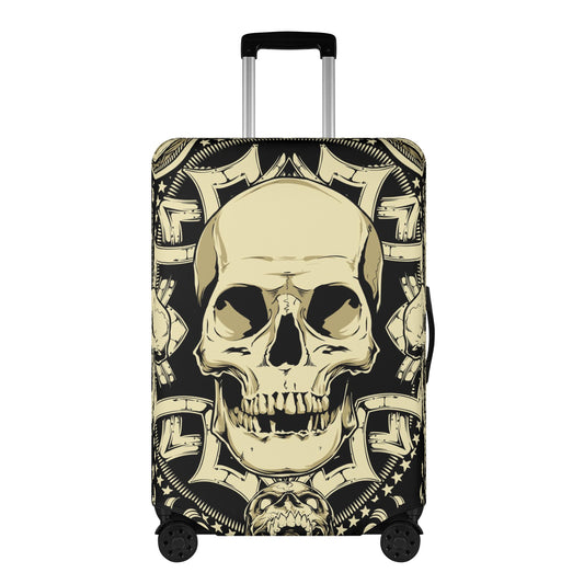 Gothic Grim reaper skull Halloween pattern Polyester Luggage Cover