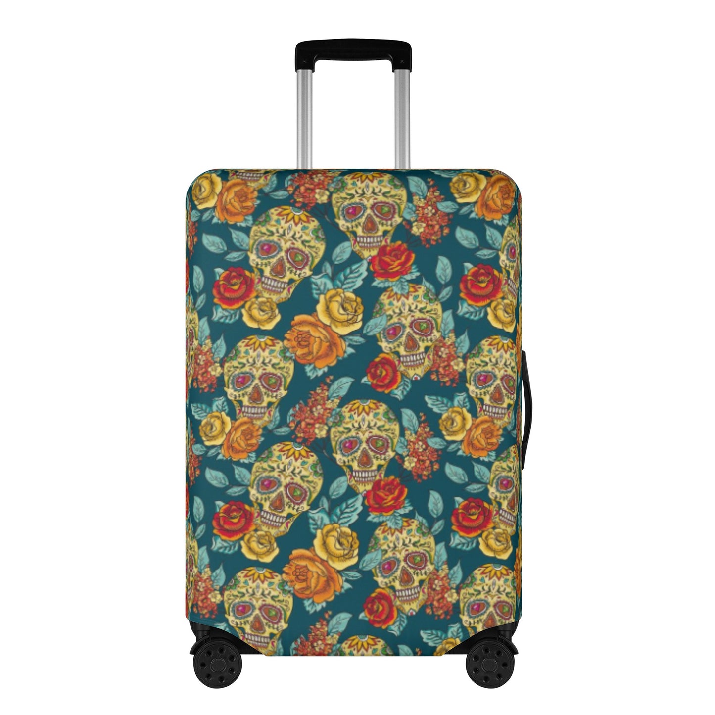 Day of the dead sugar skull Polyester Luggage Cover
