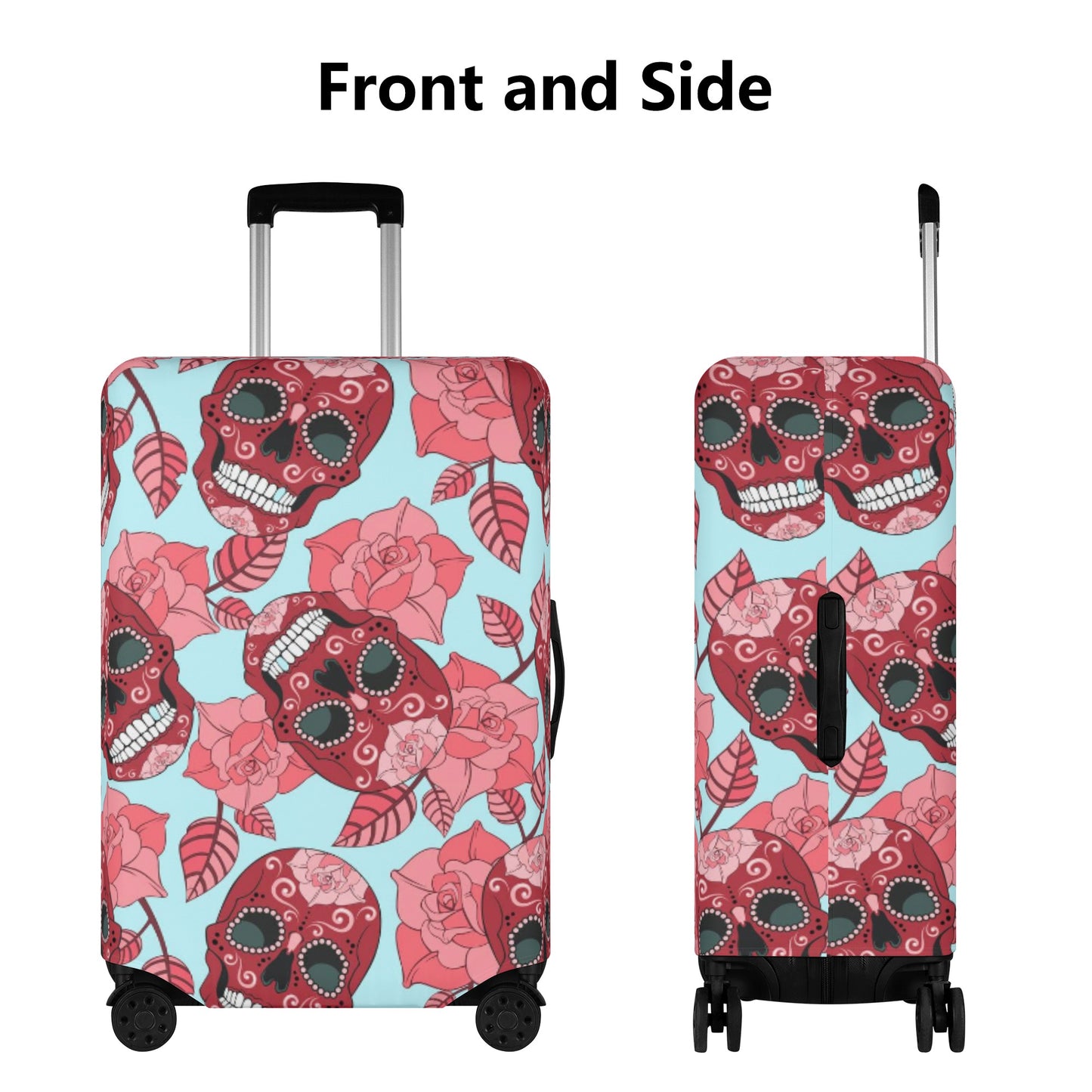 Dia de los muertos Mexican Calaveras Polyester Luggage Cover