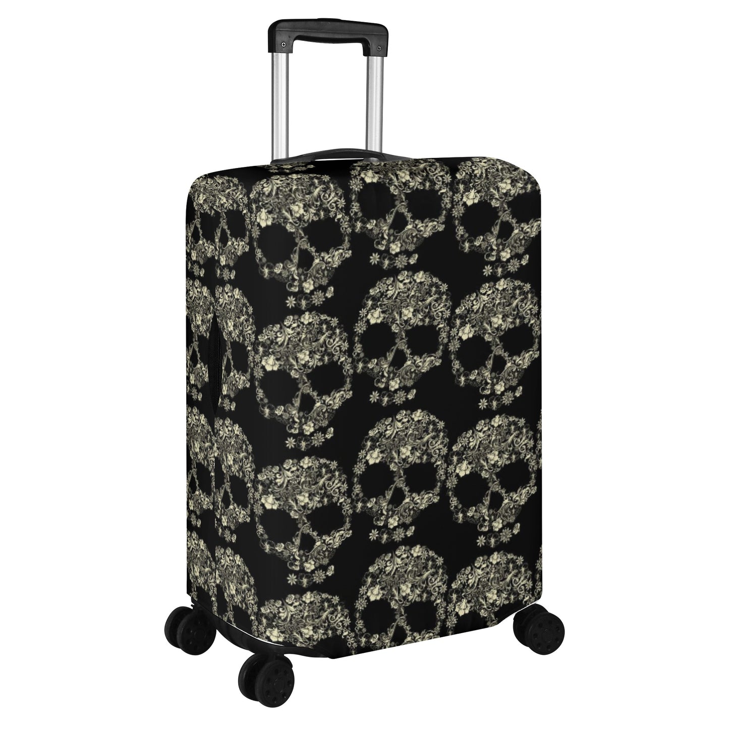 Halloween sugar skull Polyester Luggage Cover
