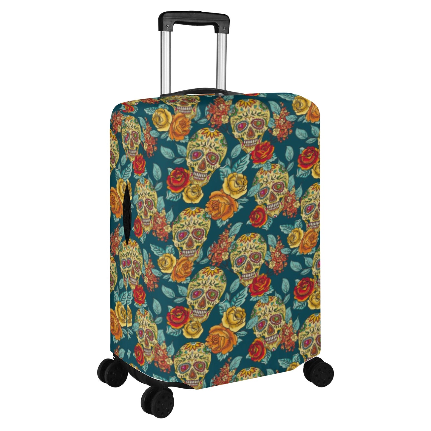 Day of the dead sugar skull Polyester Luggage Cover