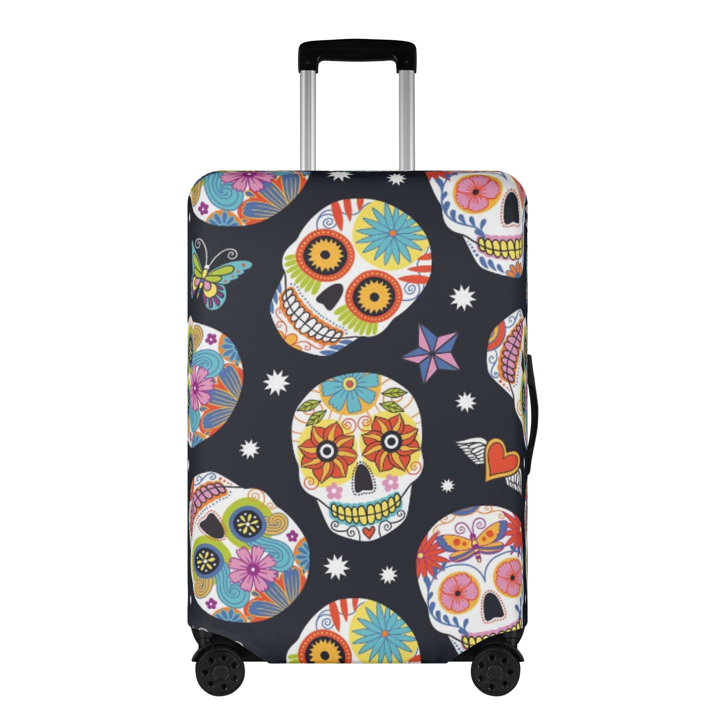 Cinco de mayo sugar skull Calaveras Polyester Luggage Cover