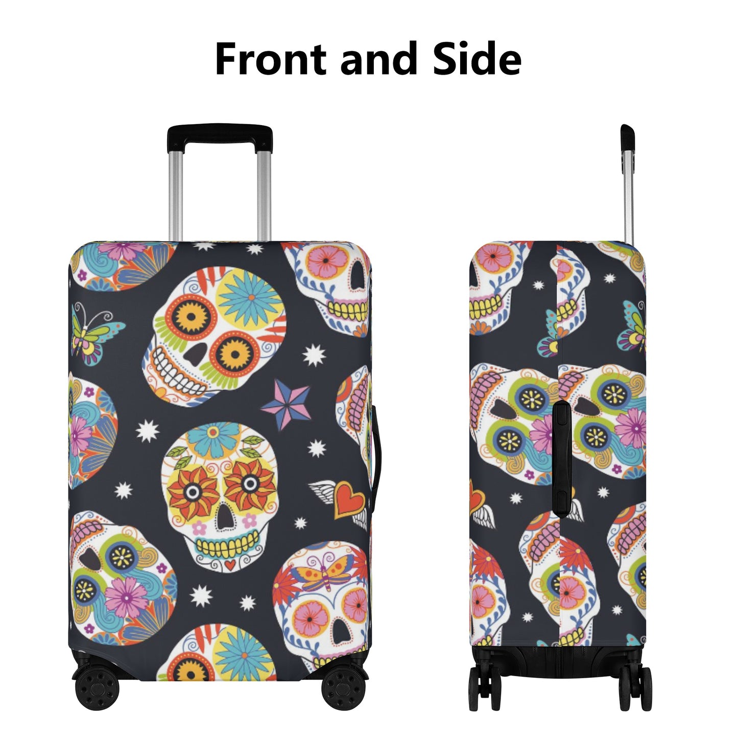 Cinco de mayo sugar skull Calaveras Polyester Luggage Cover