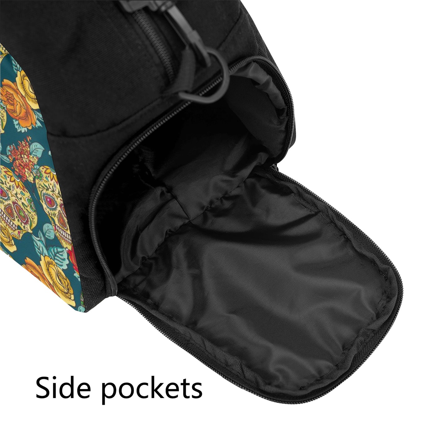 Sugar skull travel bag skull Travel Luggage Bag
