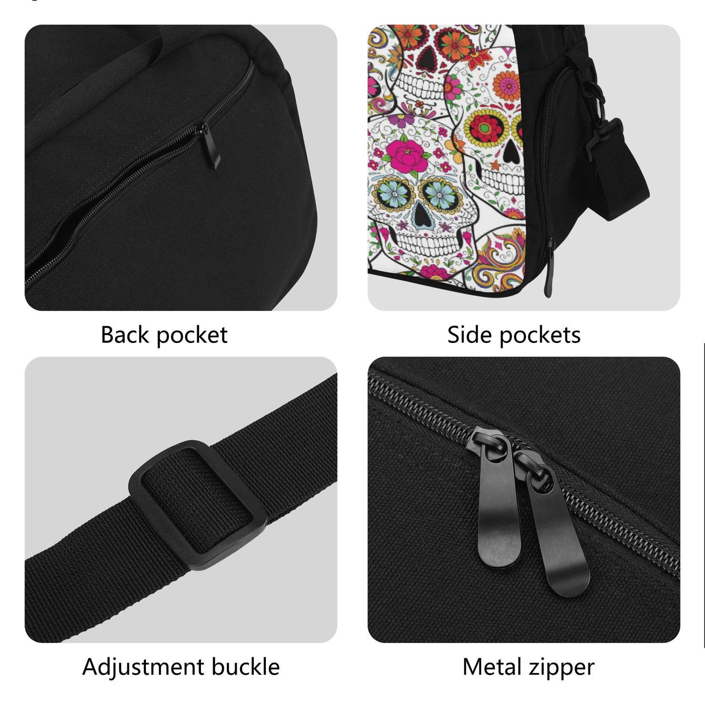 Dia de los muertos travel bag Travel Luggage Bag