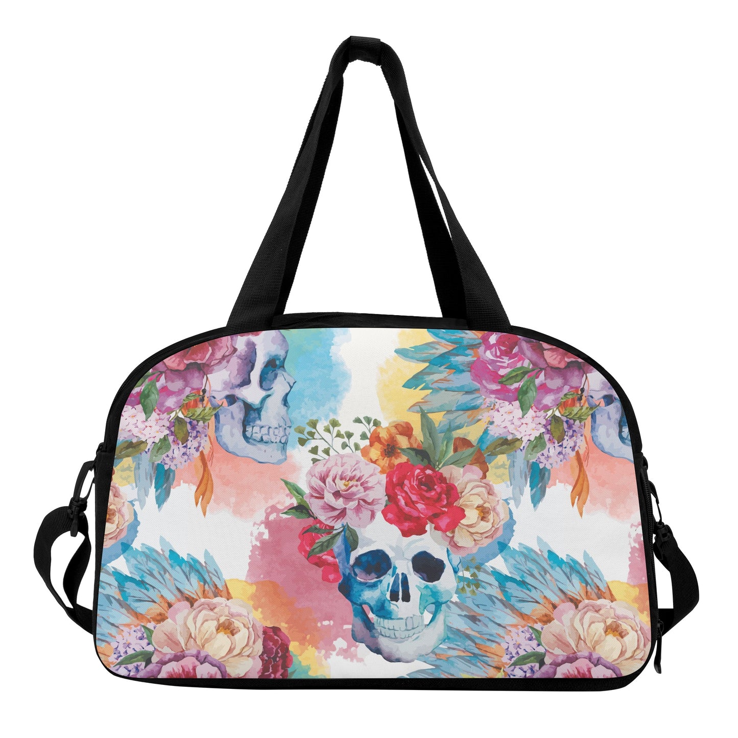 Beautiful skull Travel Luggage Bag