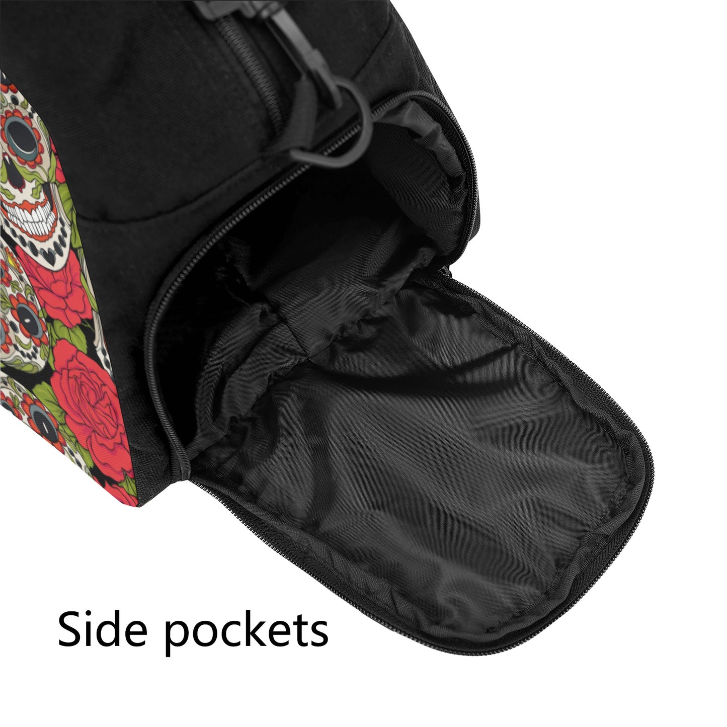 Sugar skull Mexican skull Travel Luggage Bag