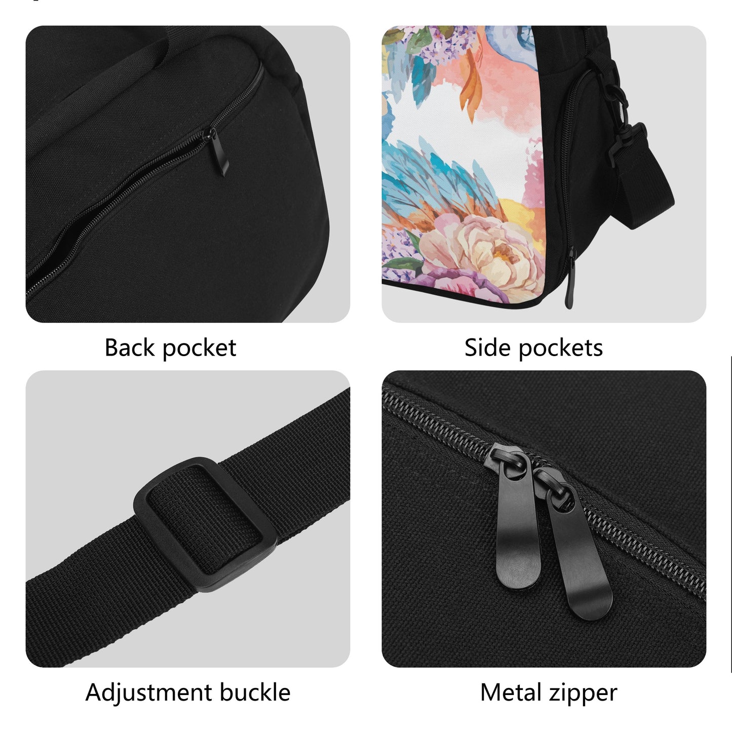 Beautiful skull Travel Luggage Bag