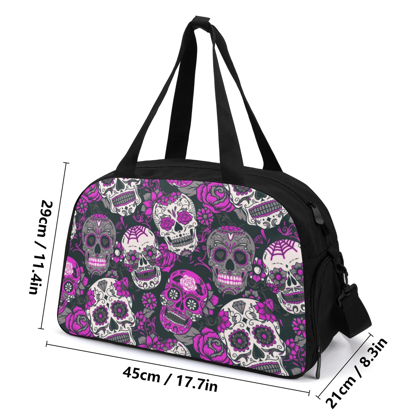 Sugar skull cinco de mayo Travel Luggage Bag