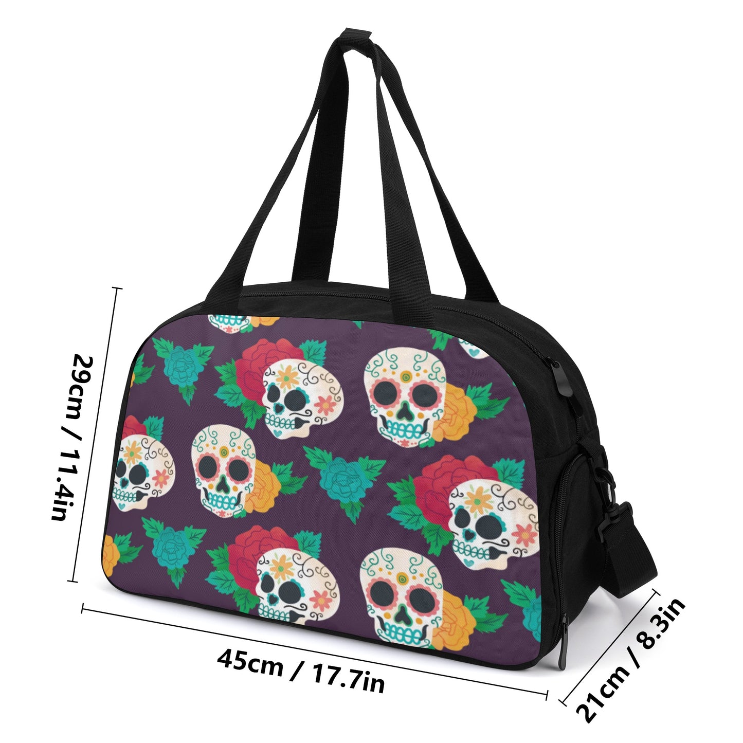 Calaveras sugar skull Travel Luggage Bag