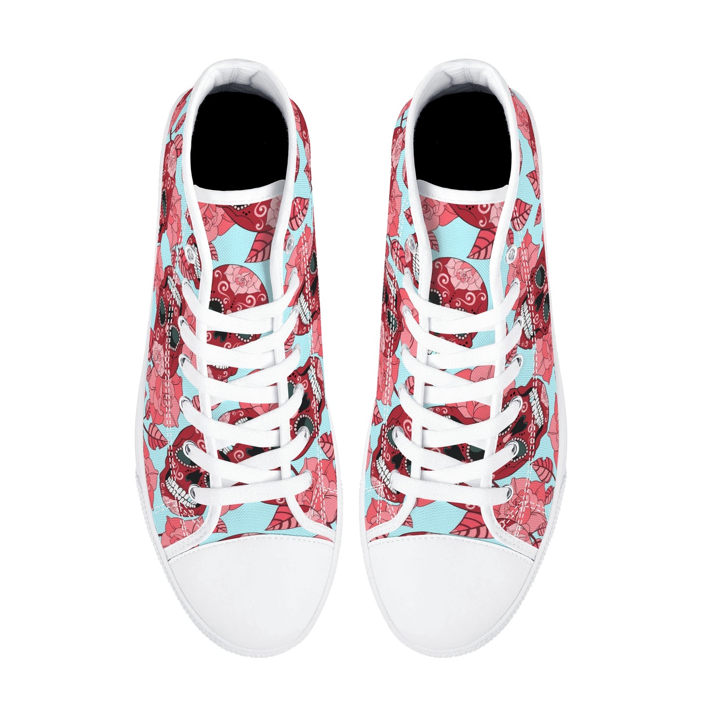 Men's High Top Canvas Shoes With Customized Tongue
