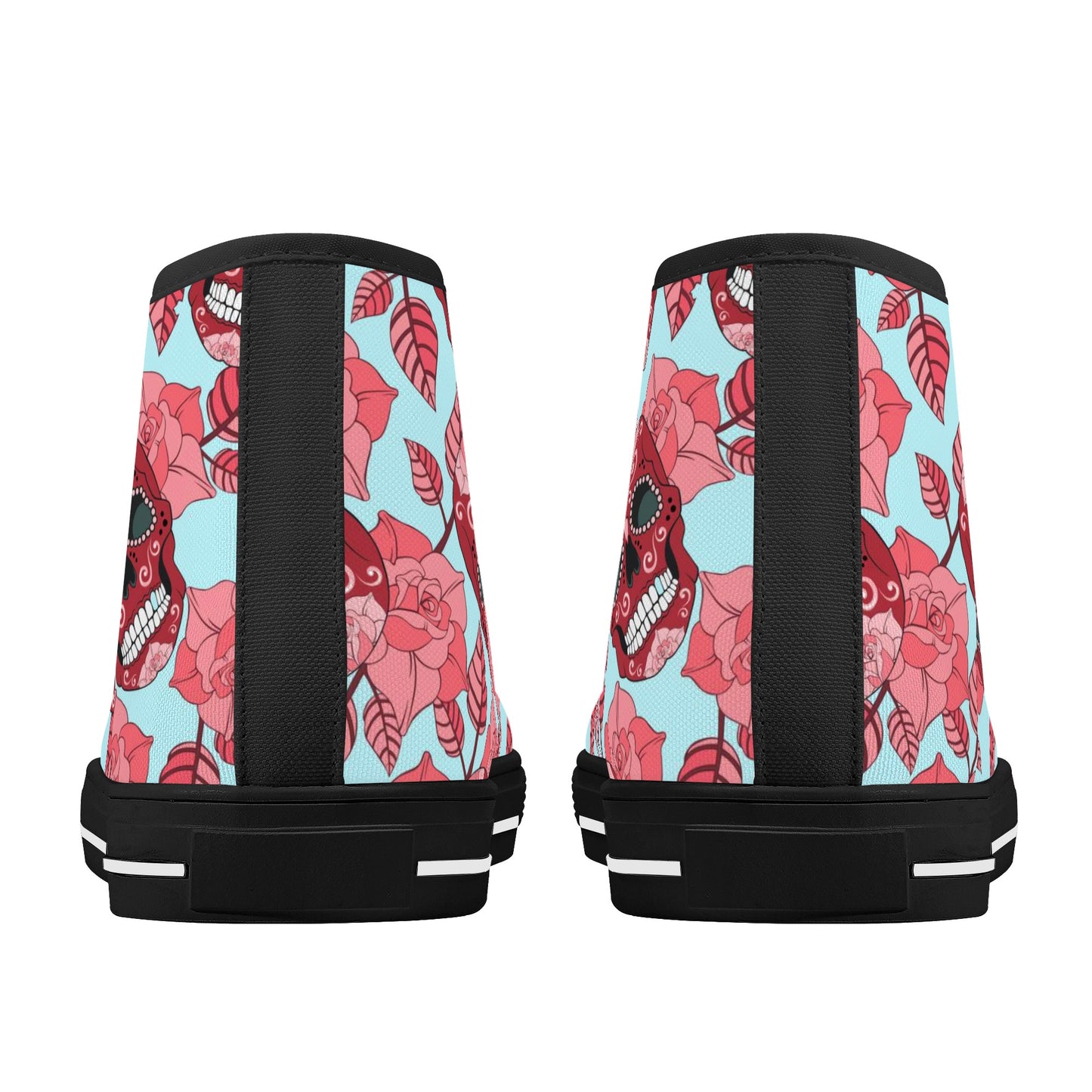 Men's High Top Canvas Shoes With Customized Tongue