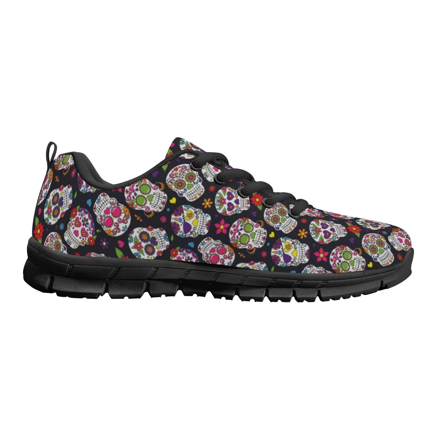 Sugar skull halloween candy skull Women's Running Shoes