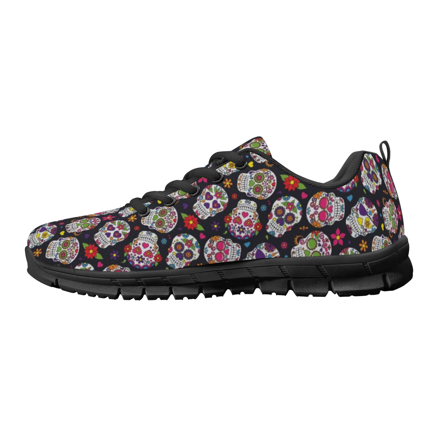 Sugar skull halloween candy skull Women's Running Shoes