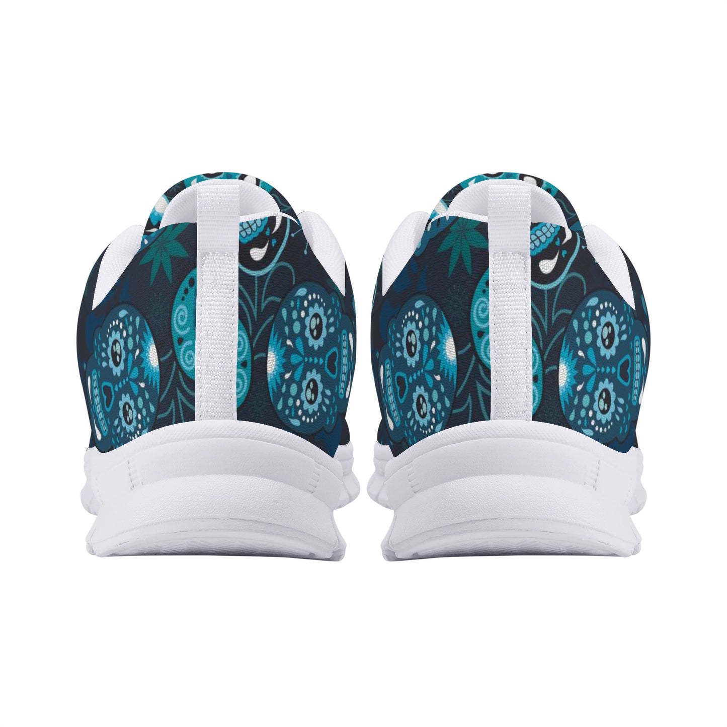 Flaming skull halloween Women's Running Shoes