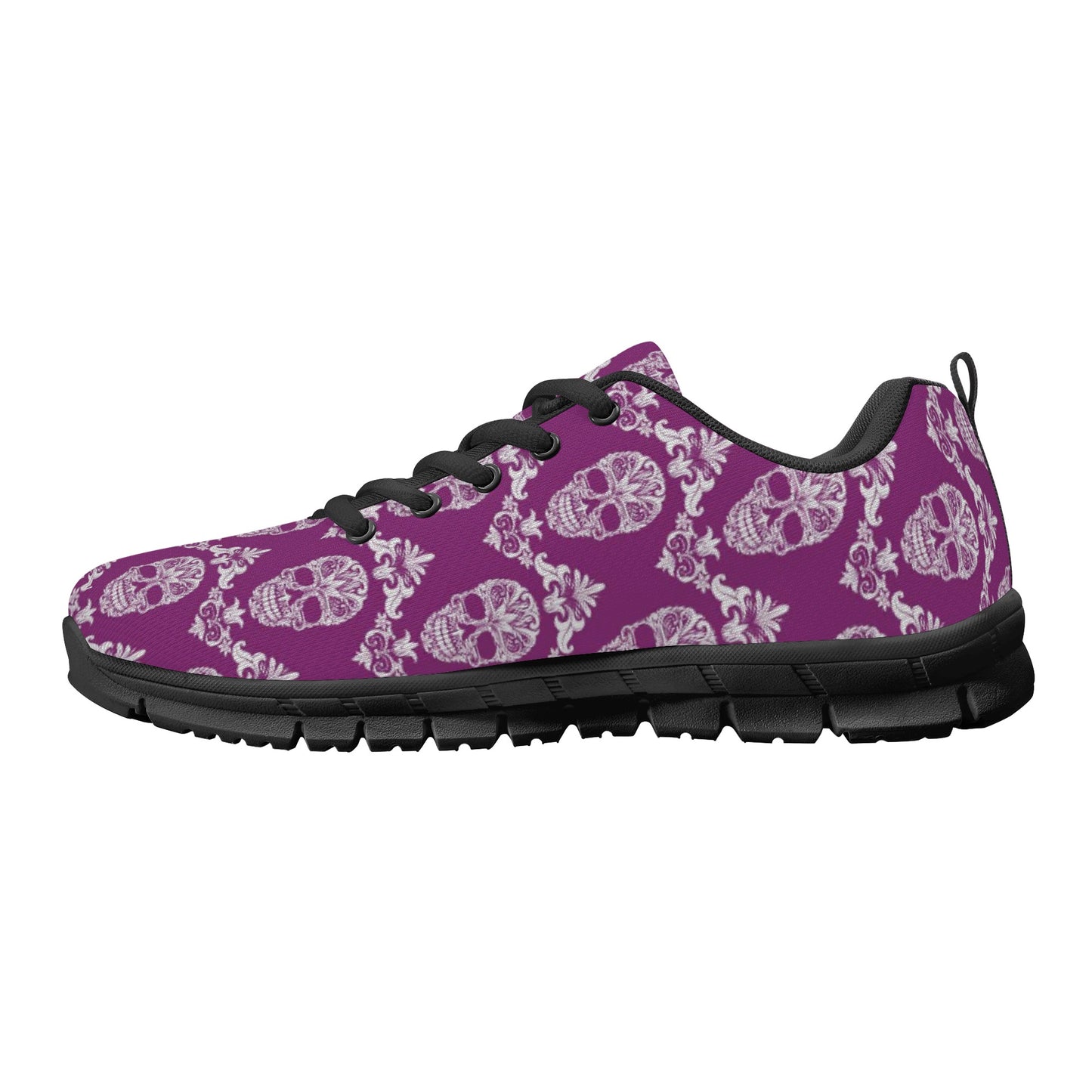 Skeleton gothic sugar skull Women's Running Shoes