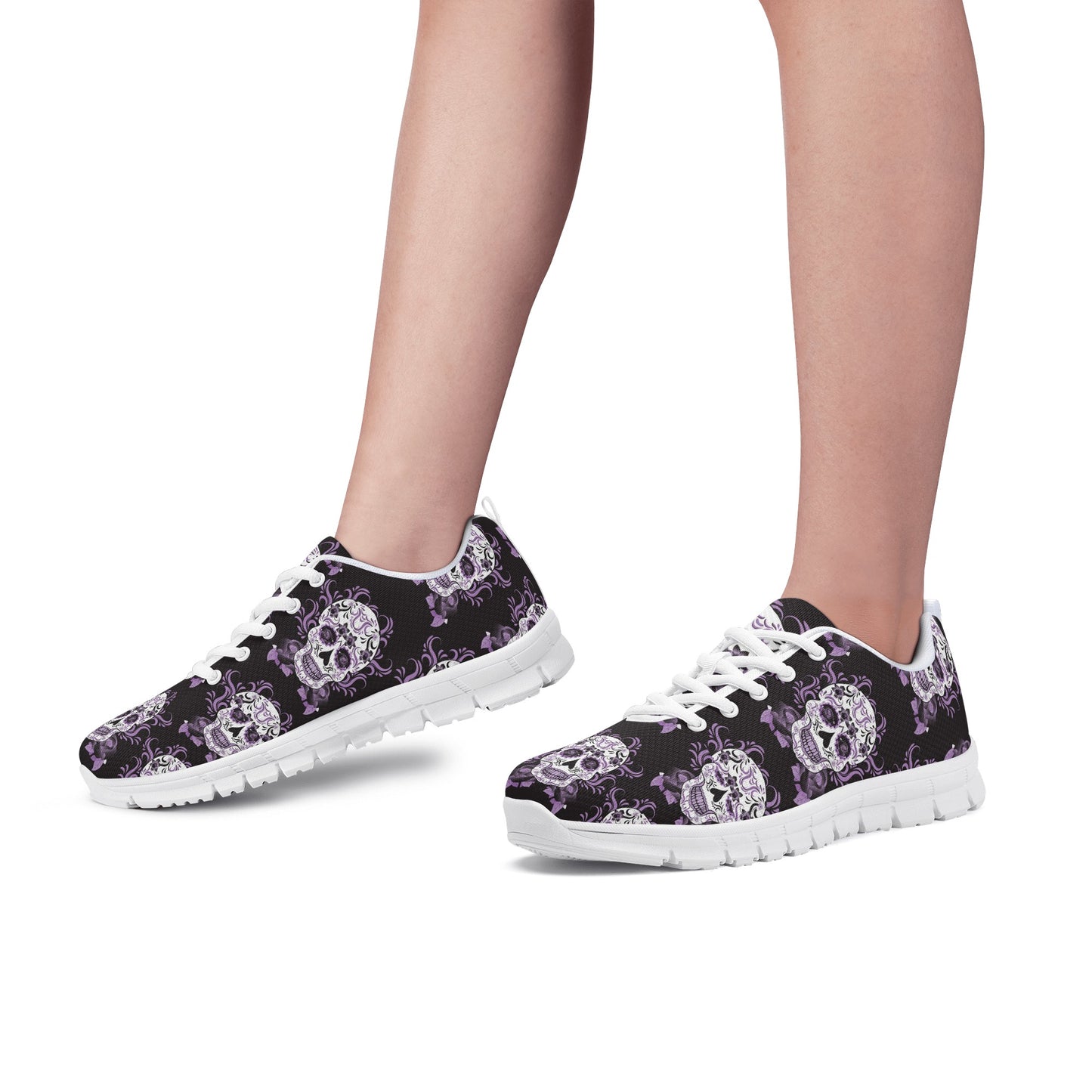 Day of the dead candy skull calaveras Women's Running Shoes