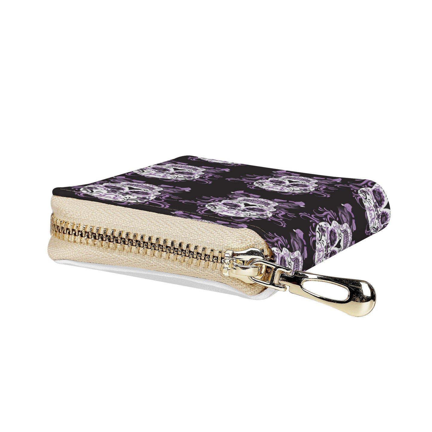 Calaveras sugar skull Zipper Card Holder