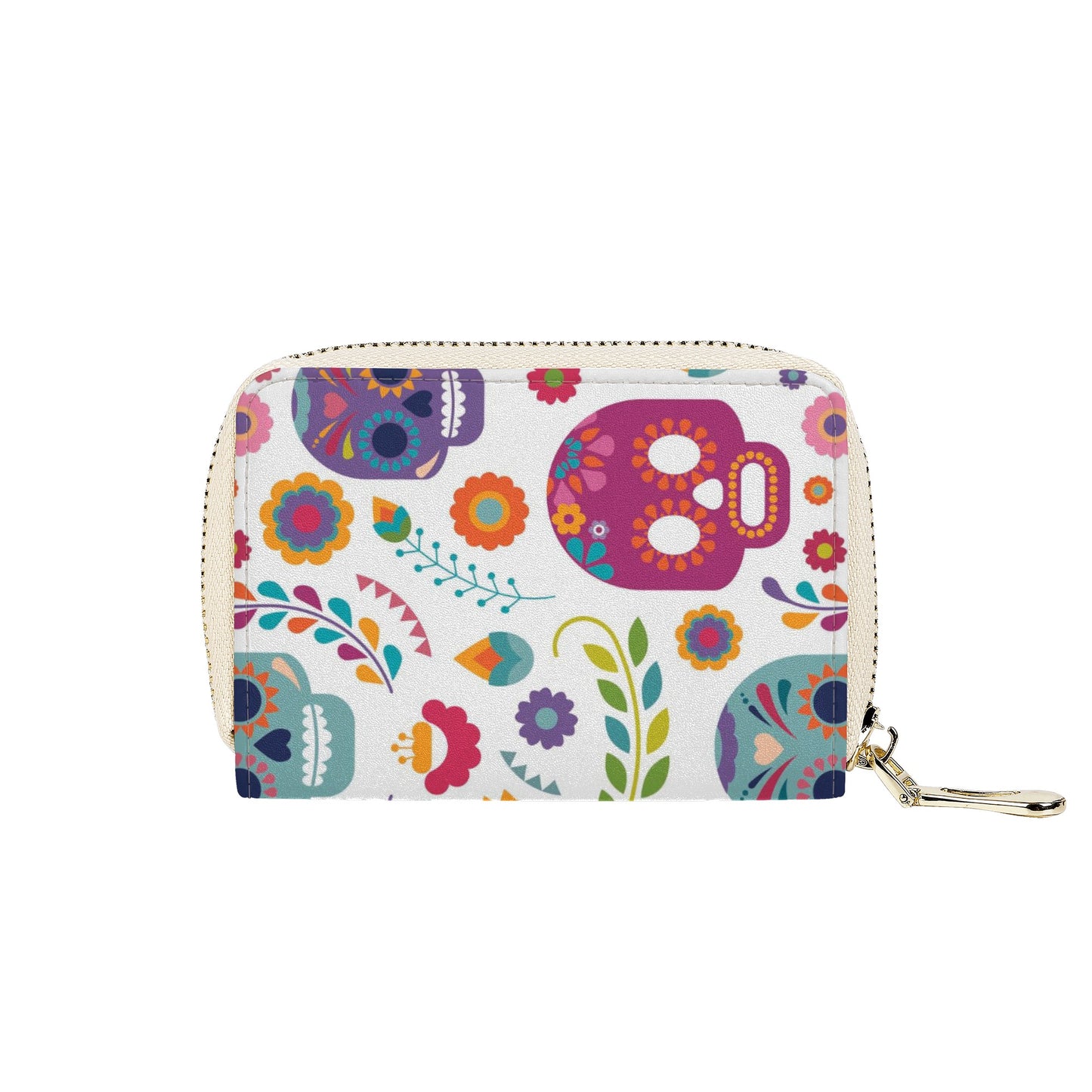 Candy skulls Zipper Card Holder