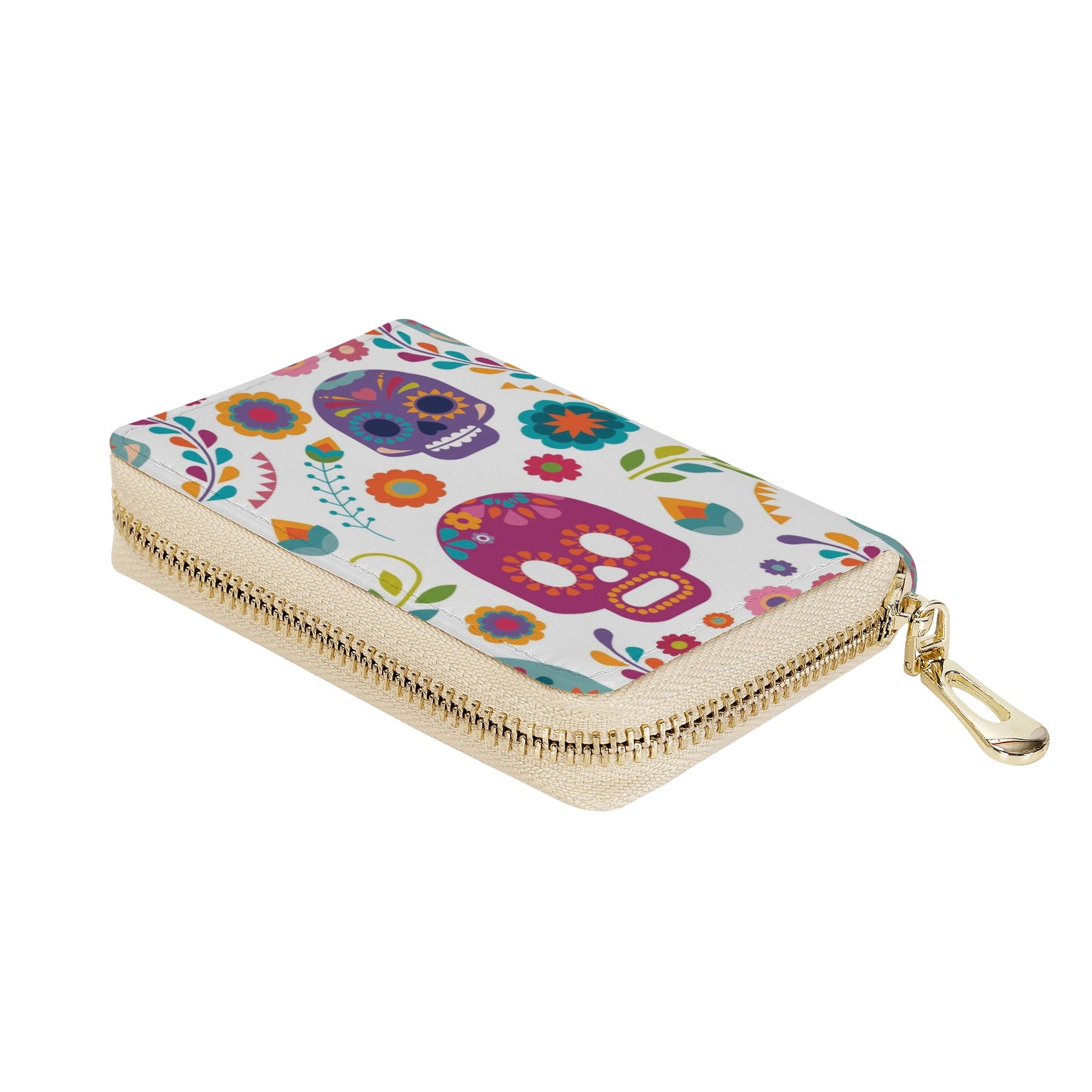 Candy skulls Zipper Card Holder