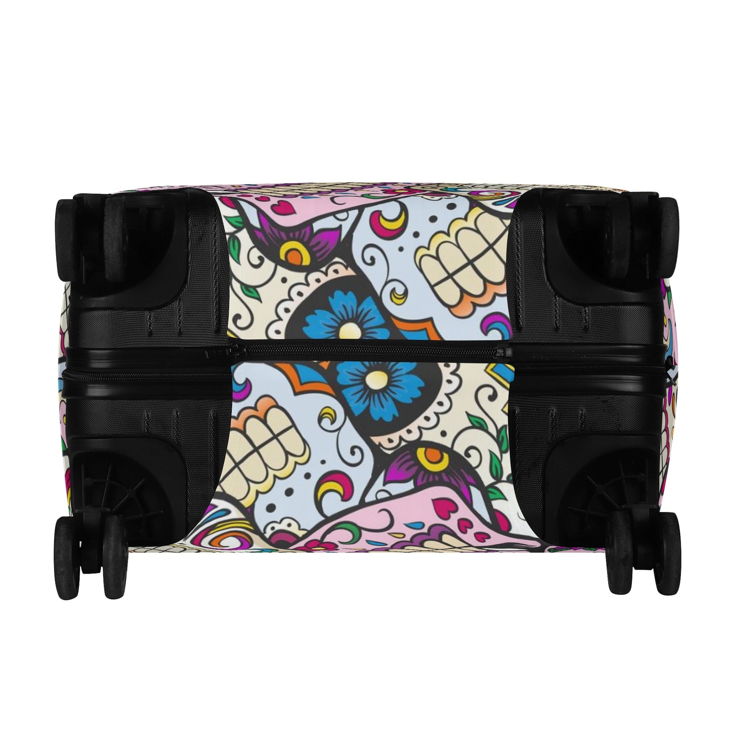Sugar skull pattern day of the dead Polyester Luggage Cover