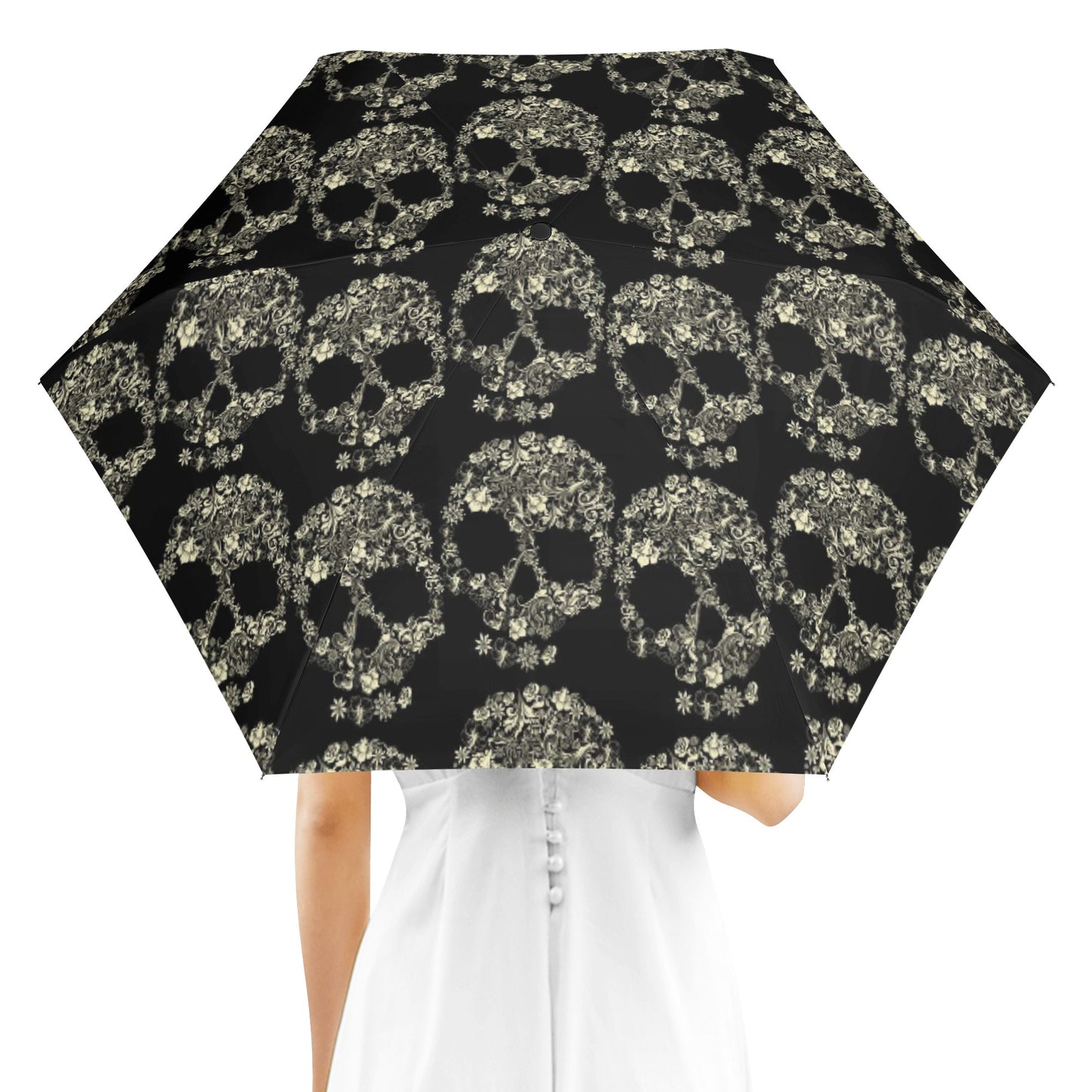 Dia de los muertos Fully Auto Open & Close Umbrella Printing Outside