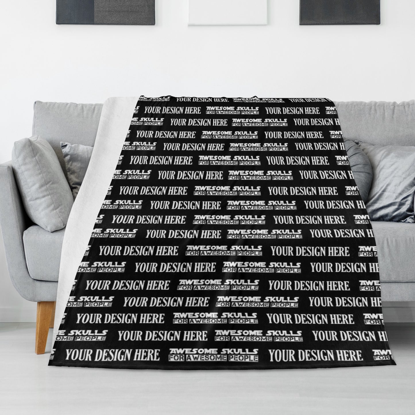 Long Vertical Flannel Breathable Blanket 4 Sizes