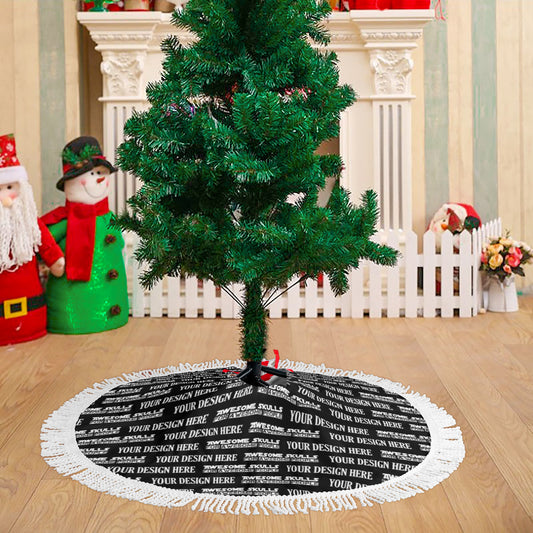 Fringed Christmas Tree Skirts