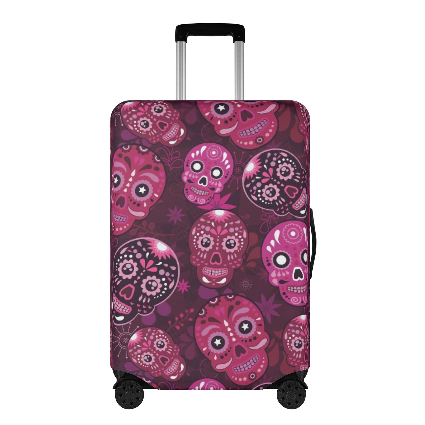 Dia de los muertos calaveras pattern Polyester Luggage Cover