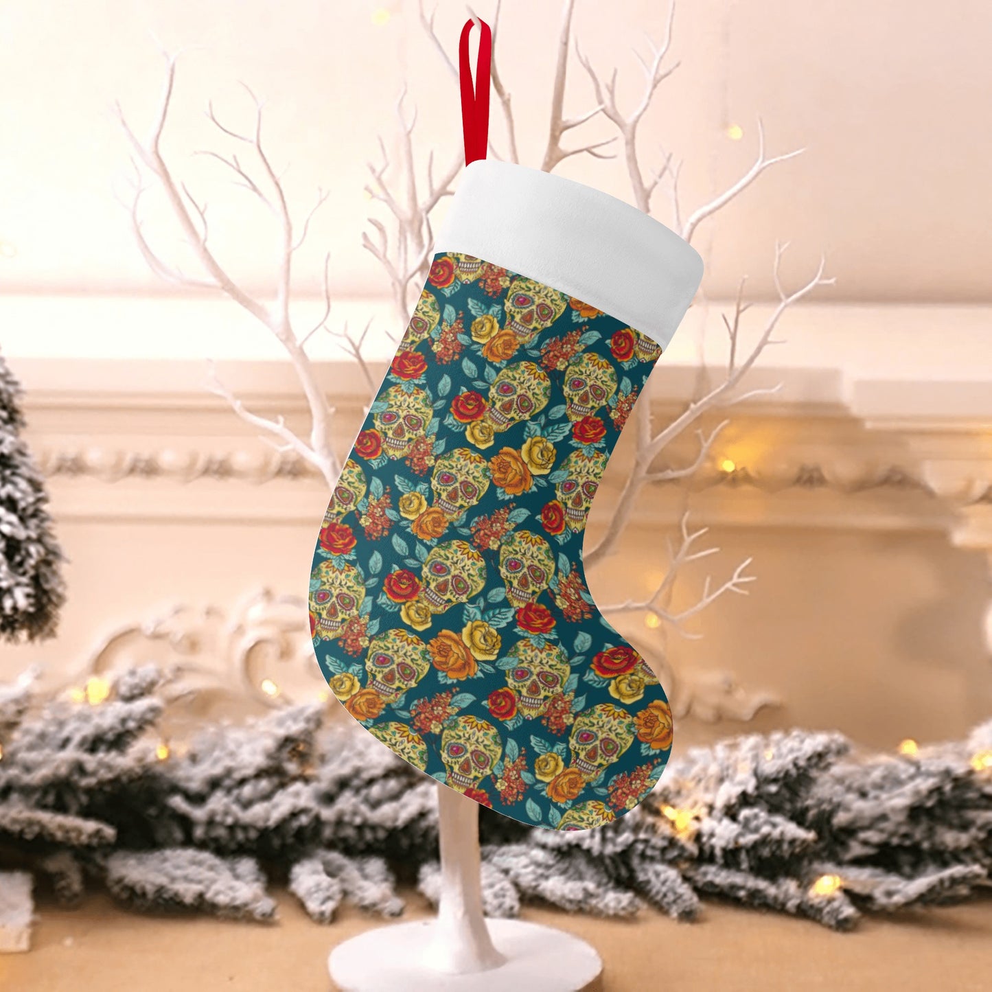 Sugar skull Custom Christmas Stockings