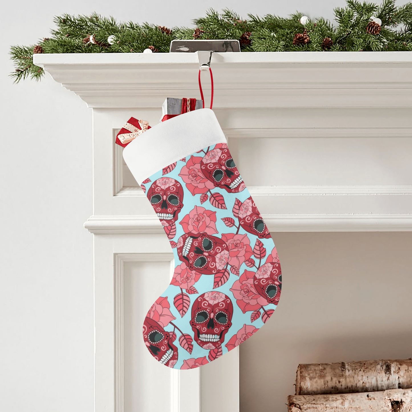 Sugar skull Custom Christmas Stockings