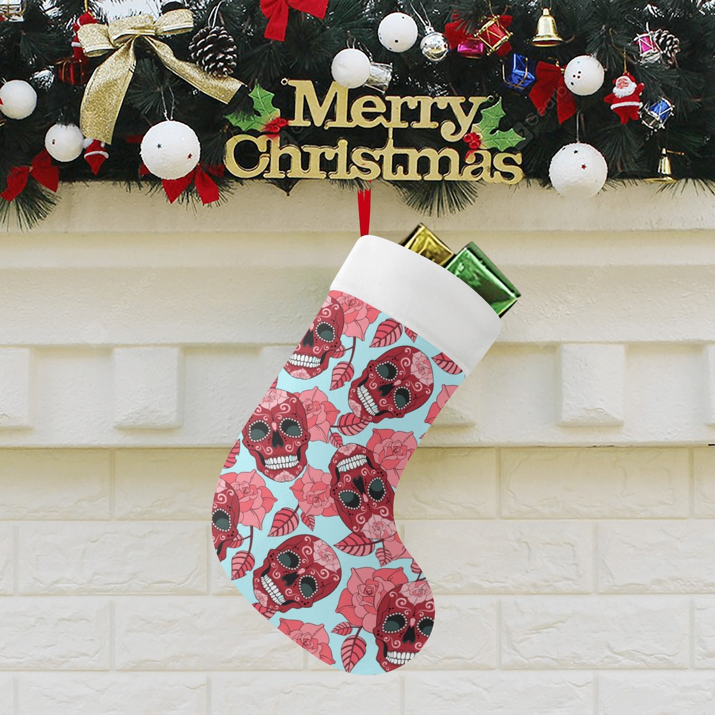 Sugar skull Custom Christmas Stockings