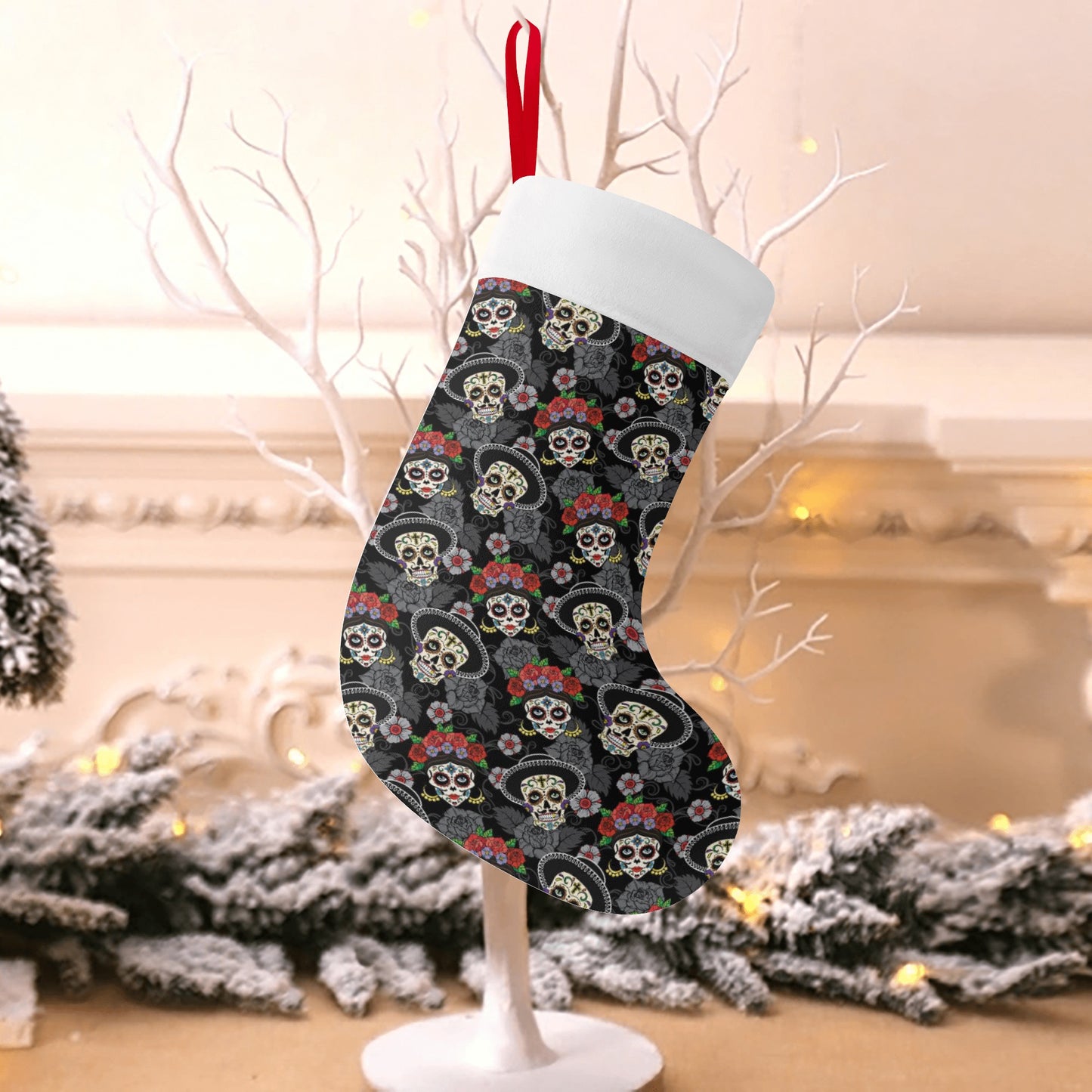 Sugar skull Custom Christmas Stockings