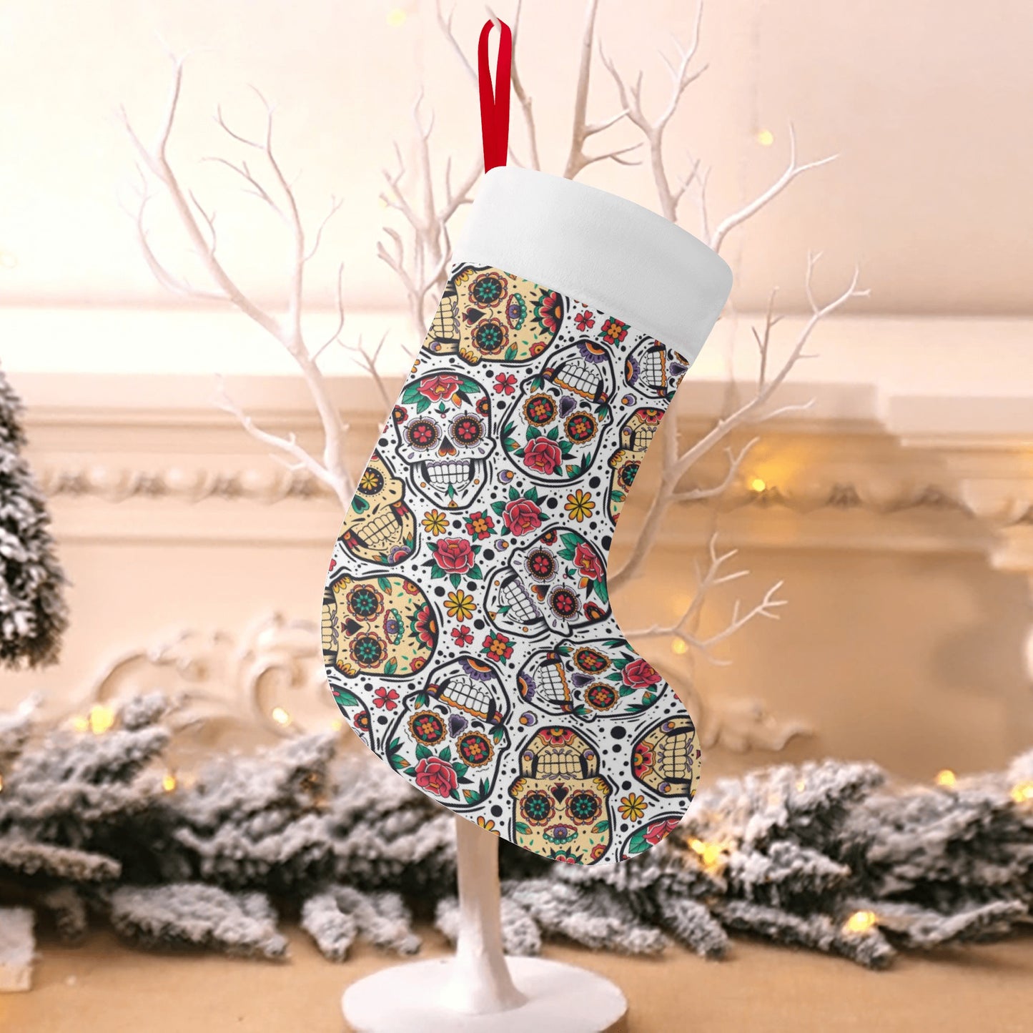 Sugar skull Custom Christmas Stockings