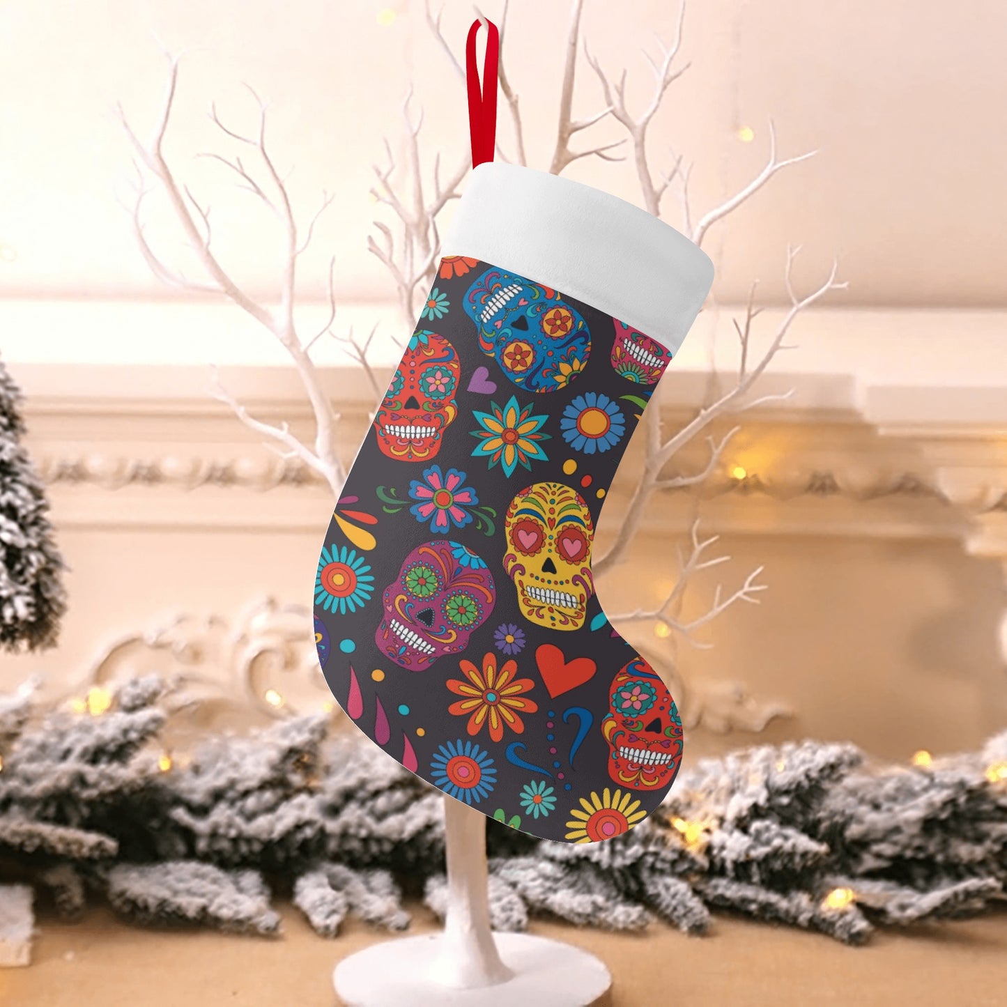 Sugar skull Custom Christmas Stockings