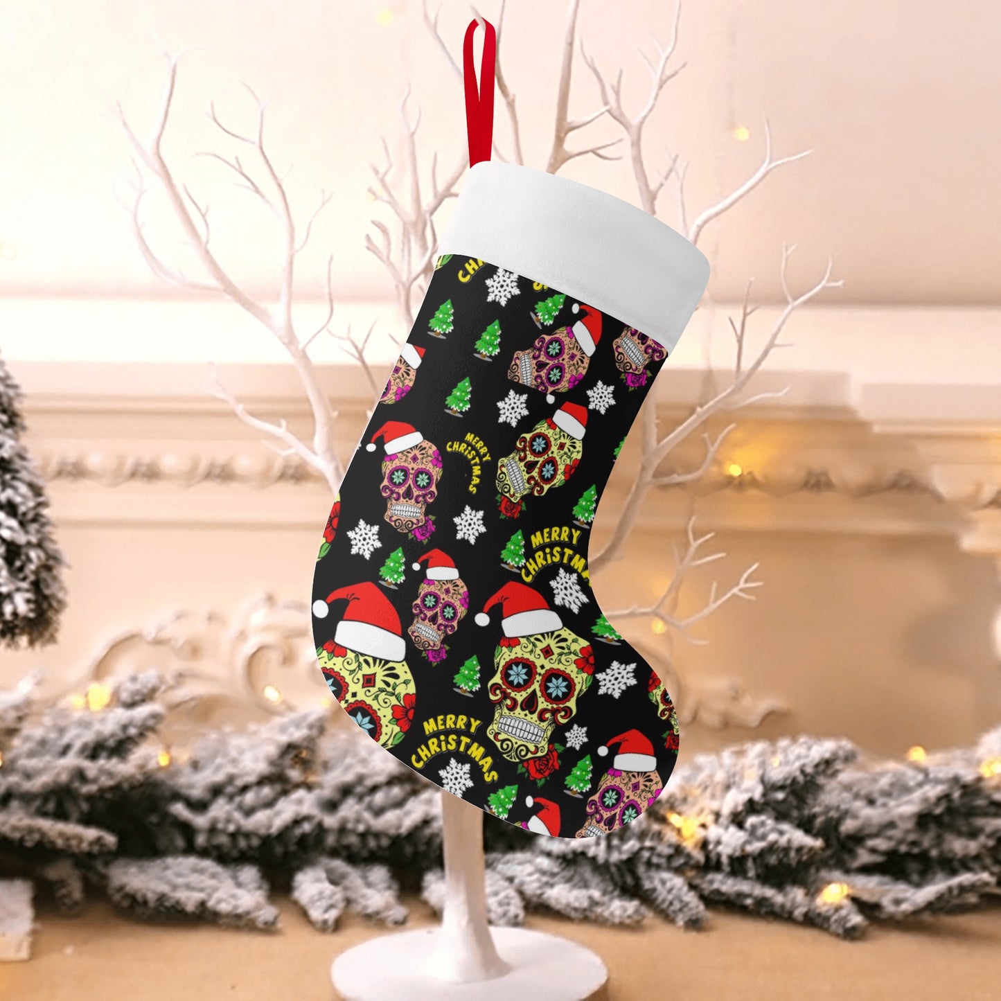 Sugar skull Custom Christmas Stockings