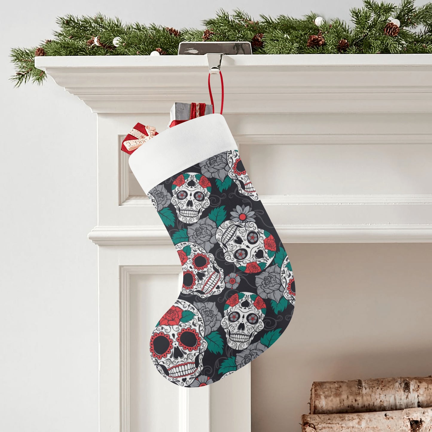 Sugar skull Custom Christmas Stockings