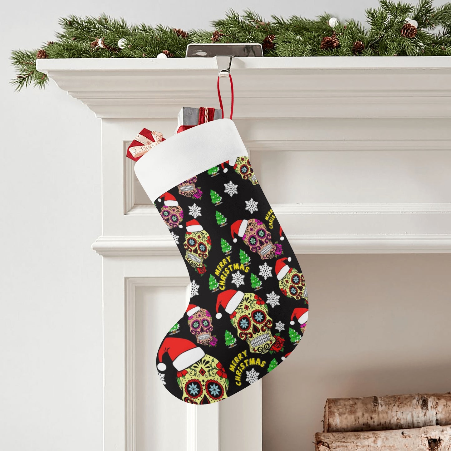 Sugar skull Custom Christmas Stockings