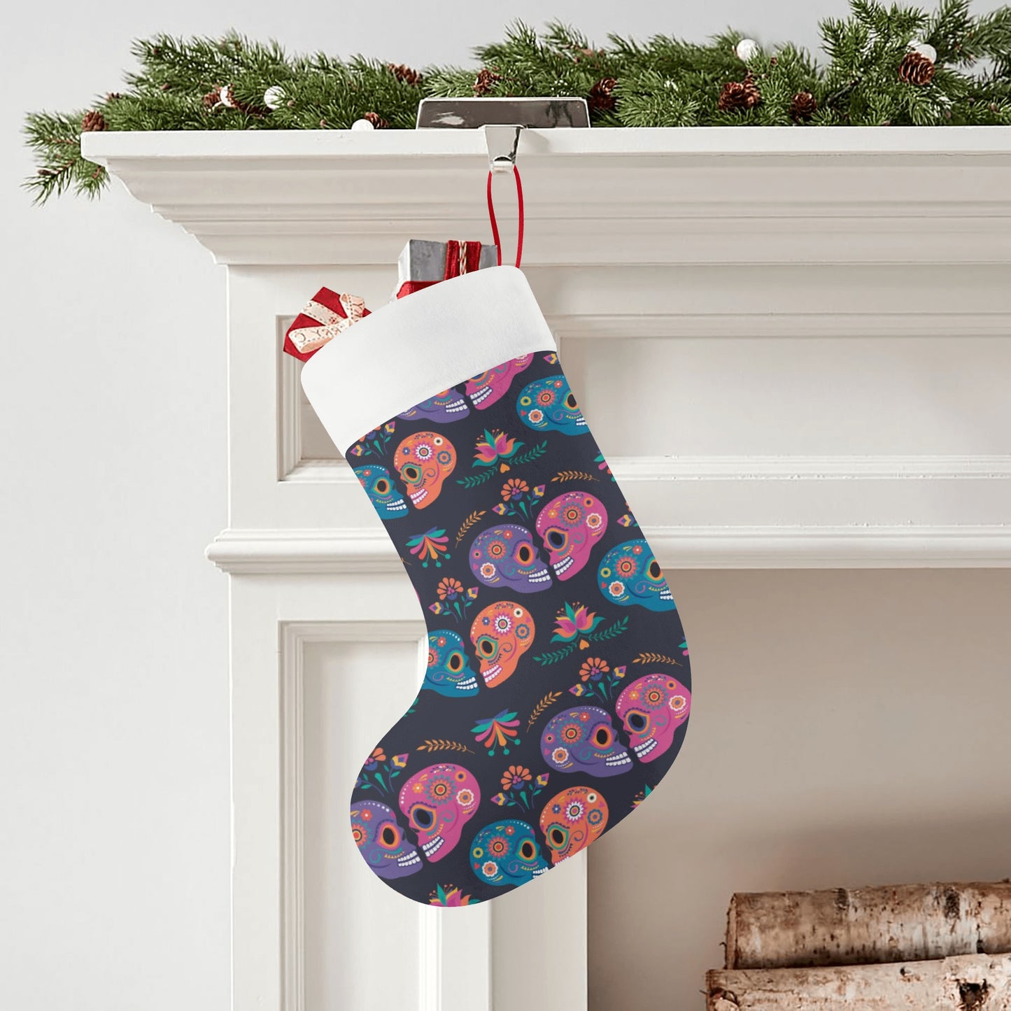 Sugar skull Custom Christmas Stockings