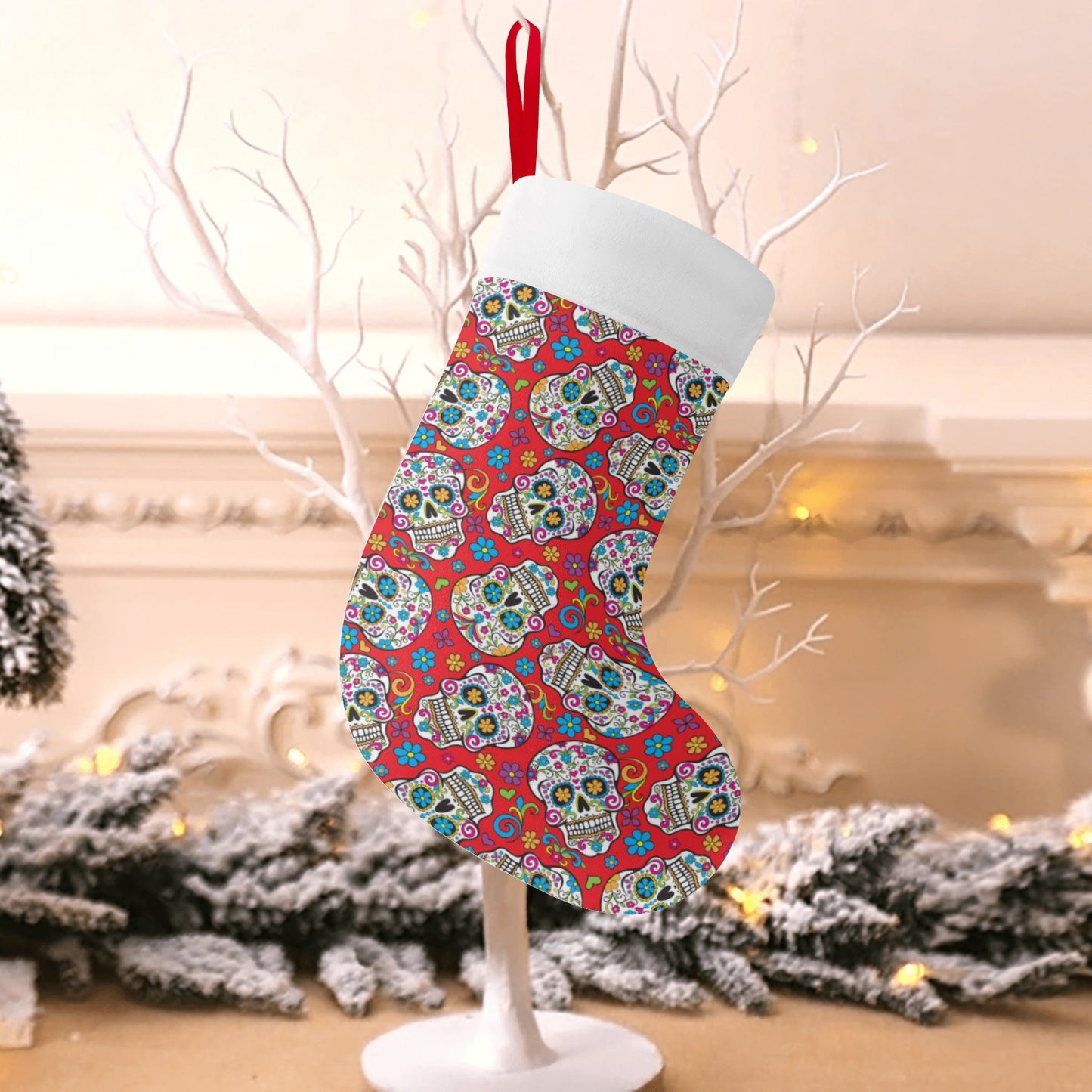 Sugar skull Custom Christmas Stockings