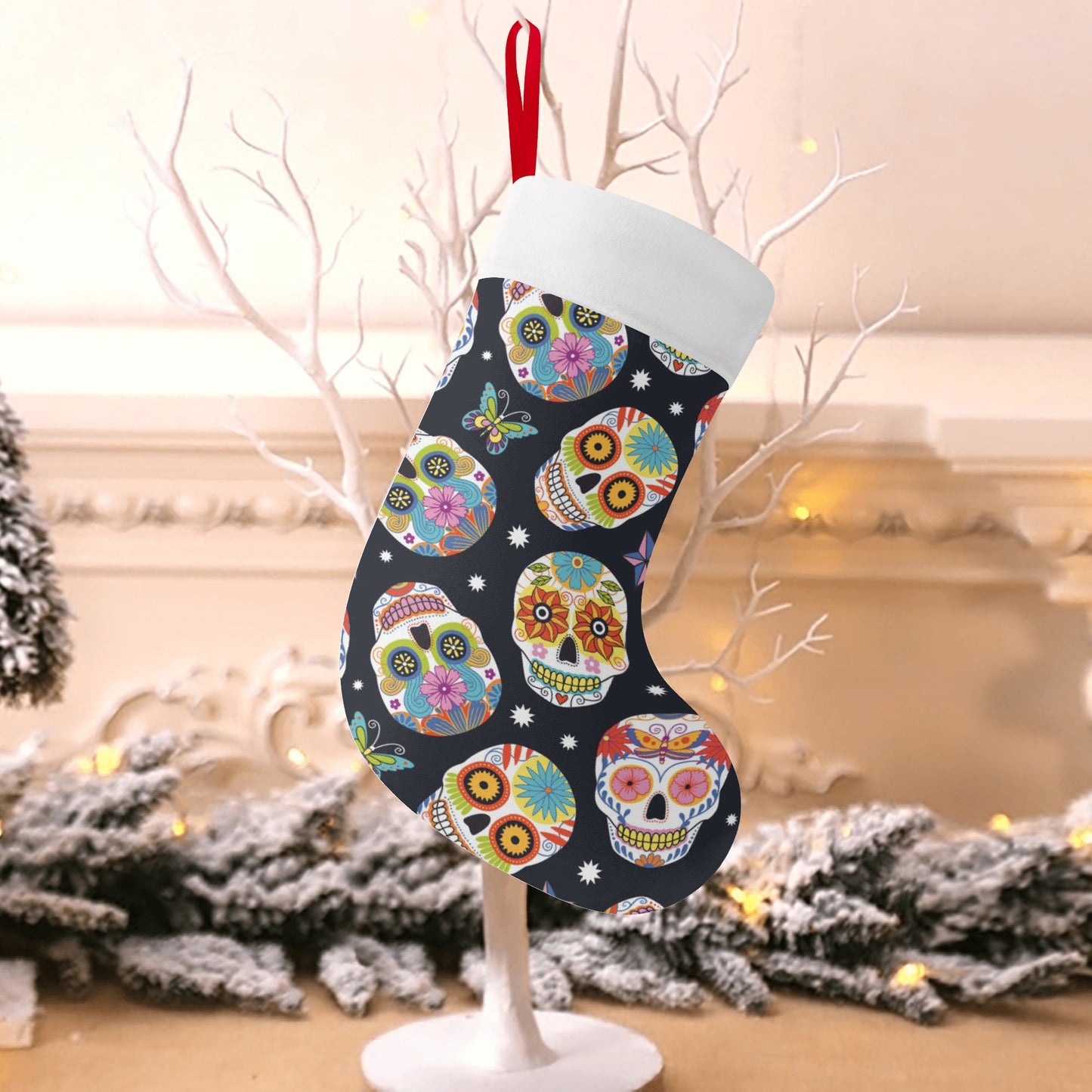 Sugar skull Custom Christmas Stockings