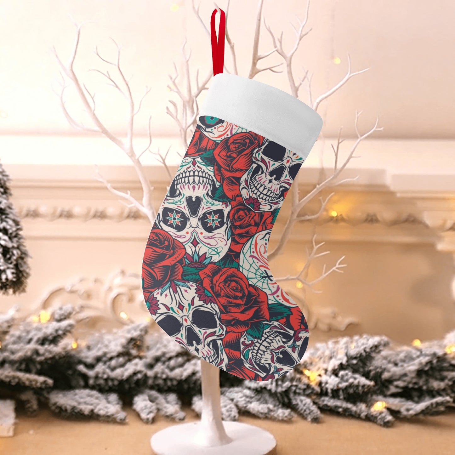 Sugar skull Custom Christmas Stockings