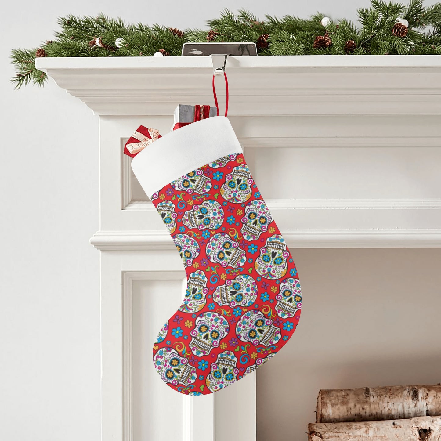 Sugar skull Custom Christmas Stockings