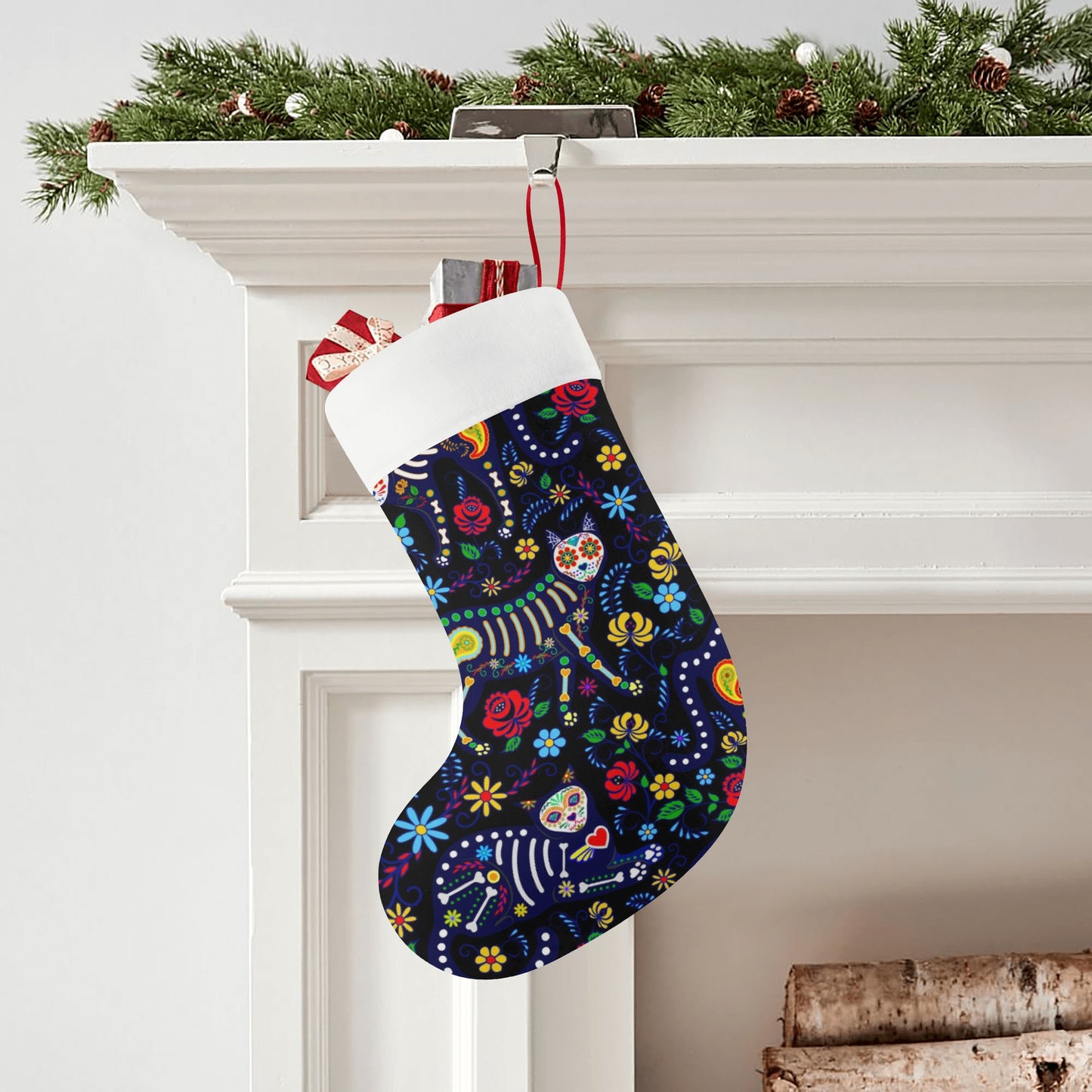 Sugar skull Custom Christmas Stockings