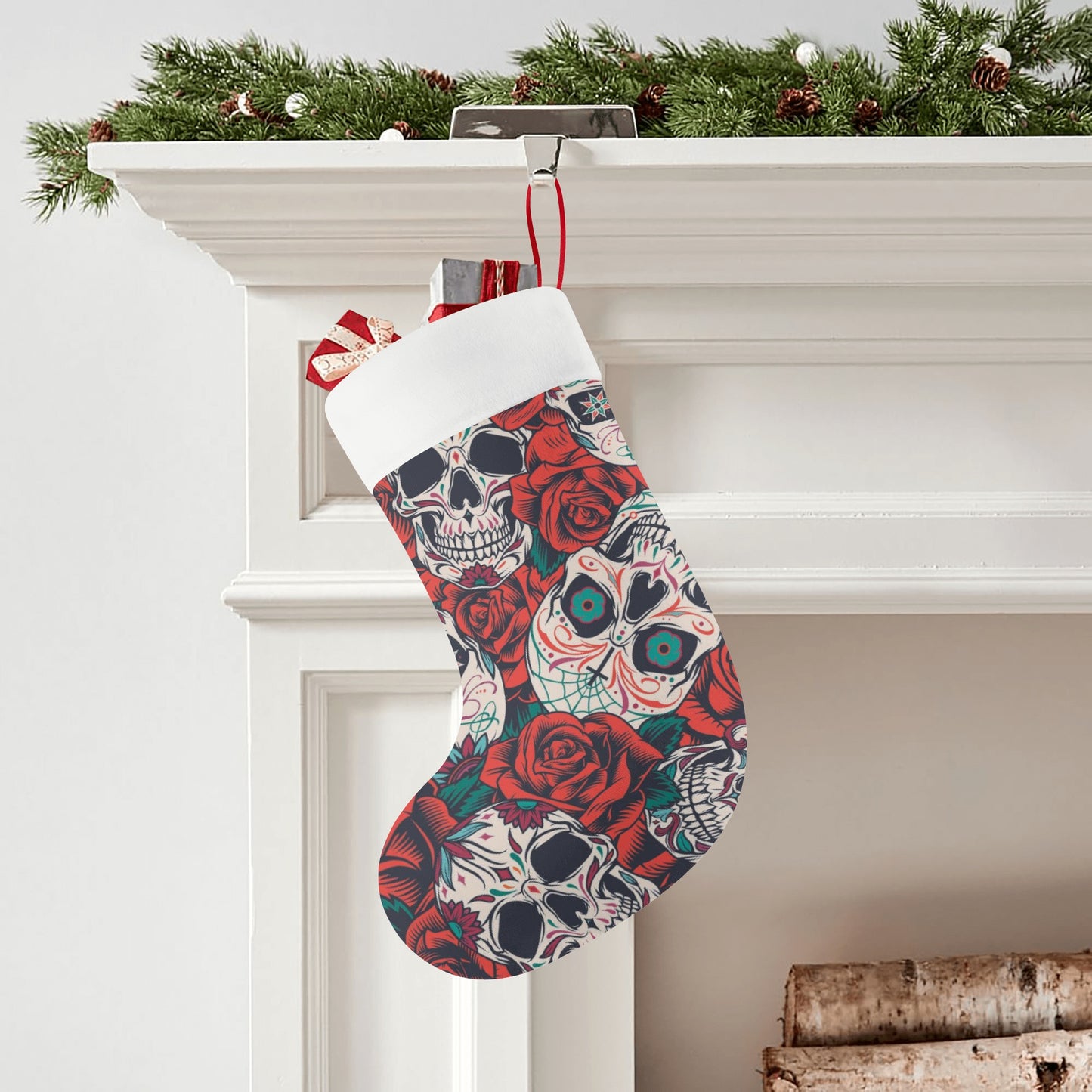 Sugar skull Custom Christmas Stockings