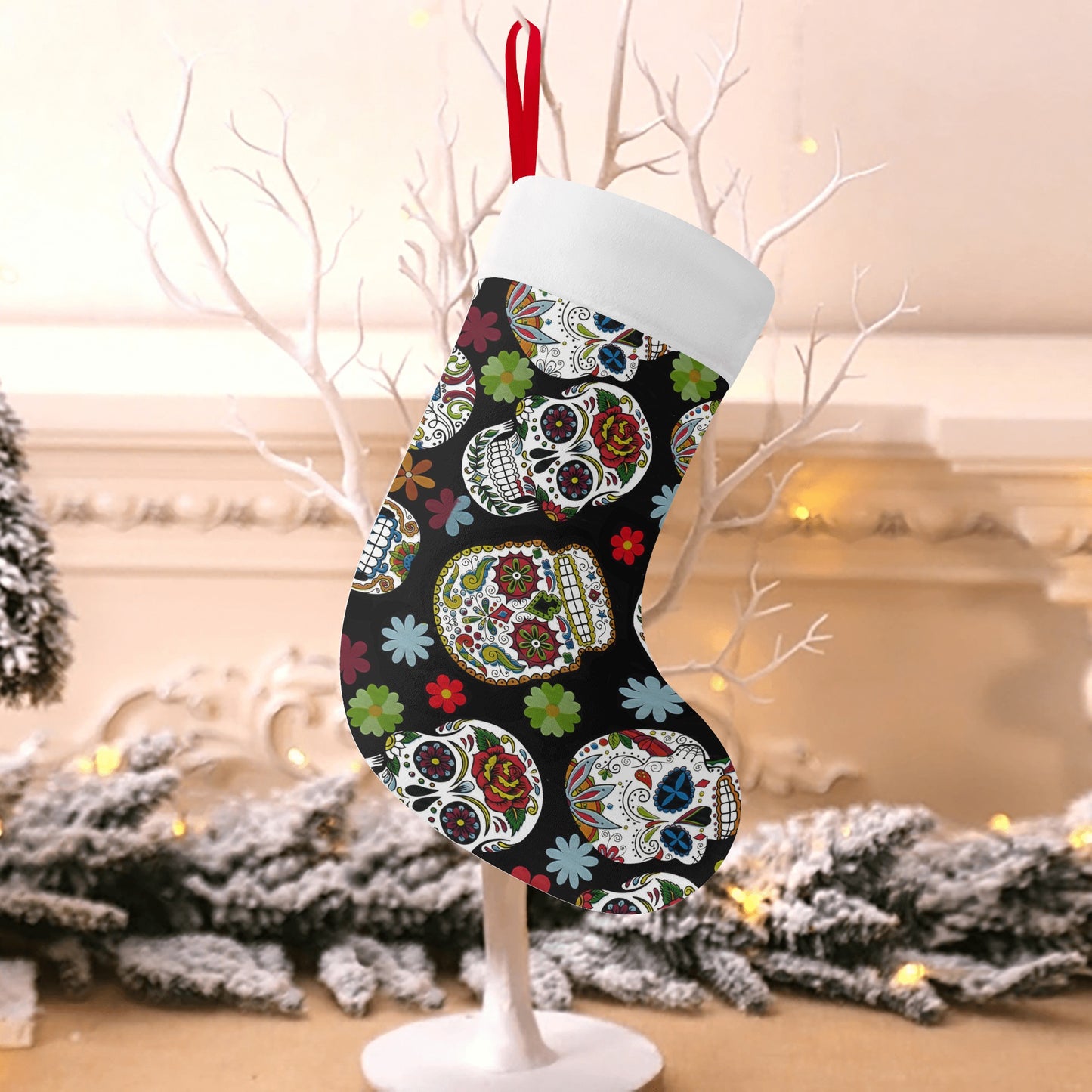 Sugar skull Christmas Stockings