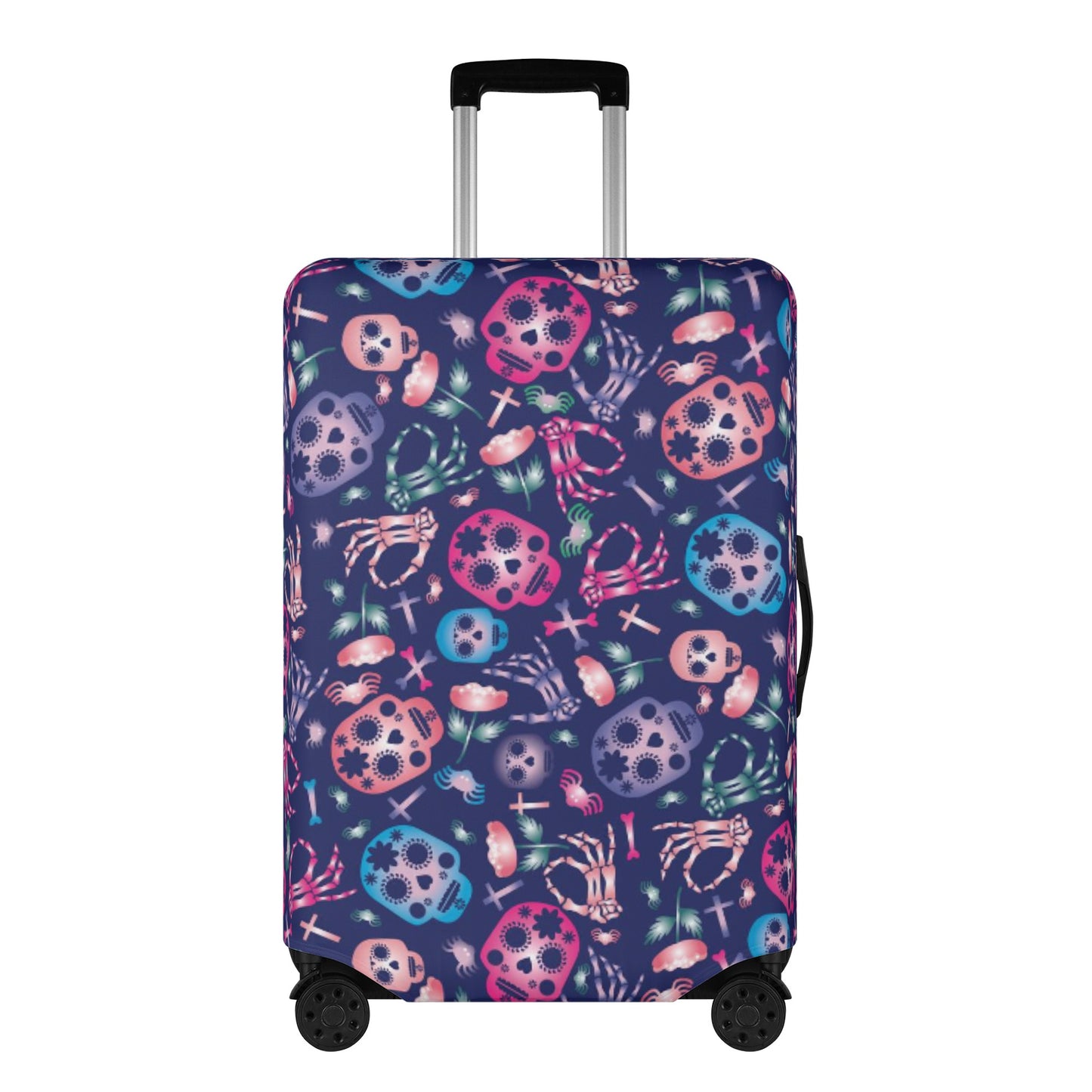 Day of the dead suitcase cover Polyester Luggage Cover