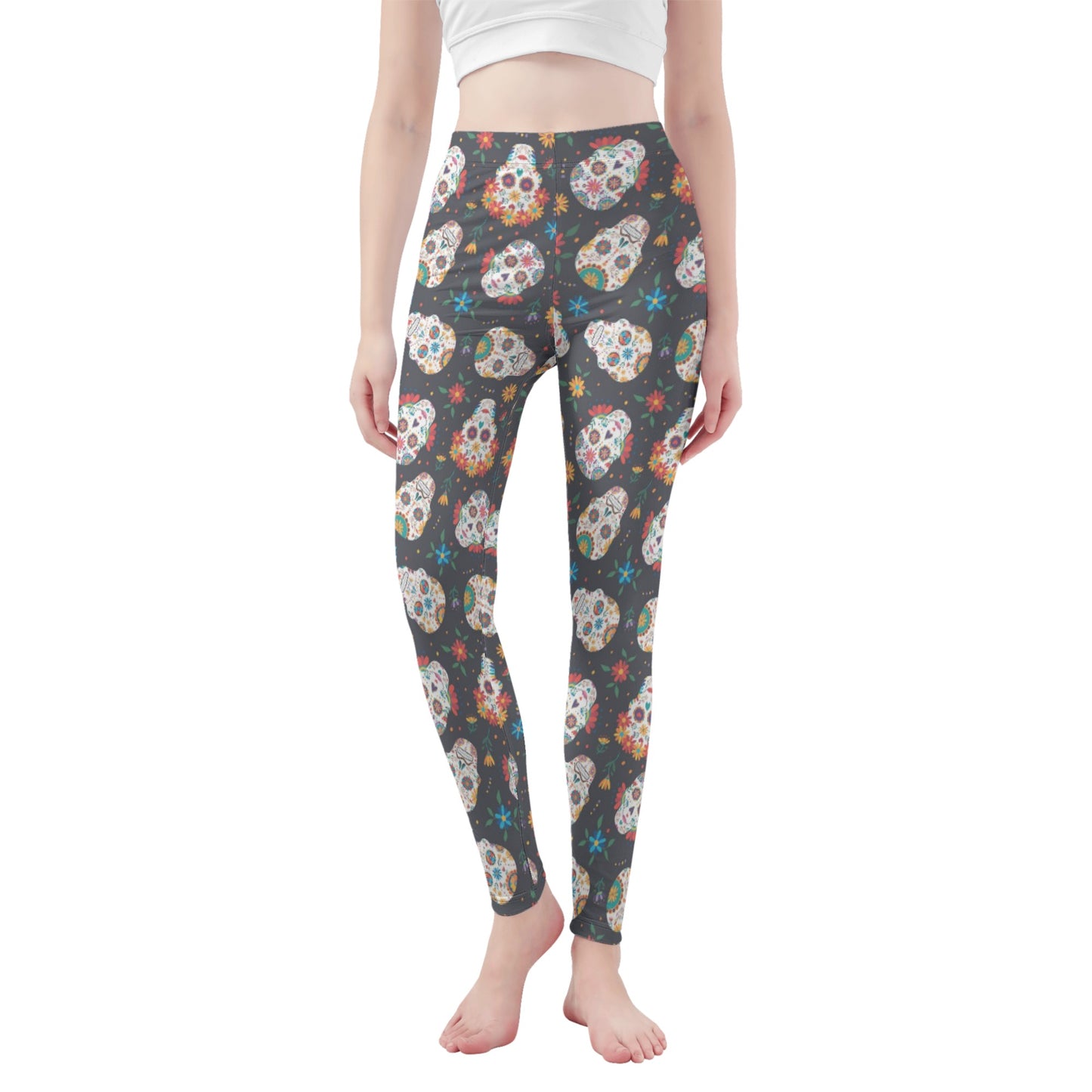 Dia de los muertos skull Women's Leggings