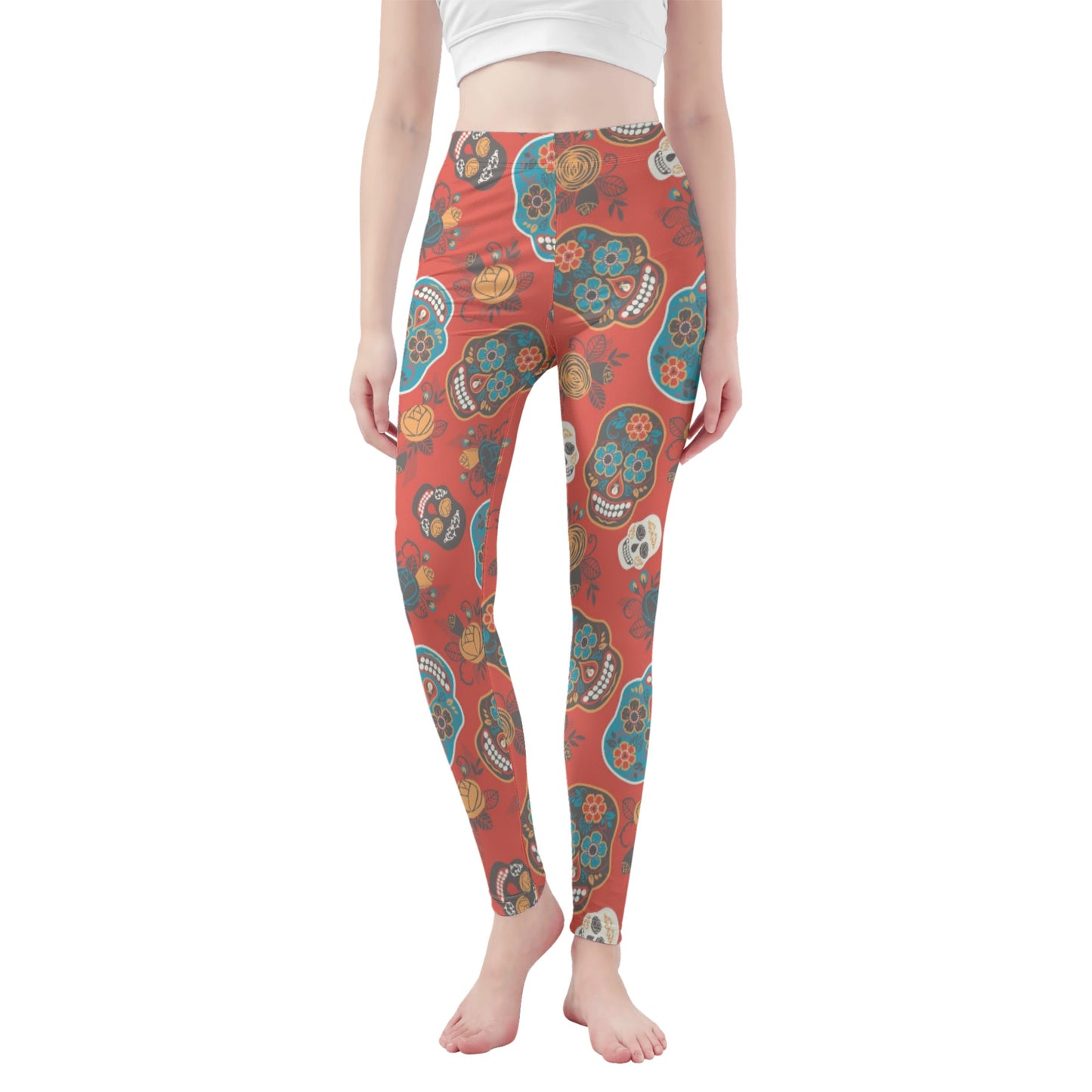 Halloween sugar skull Women's Leggings